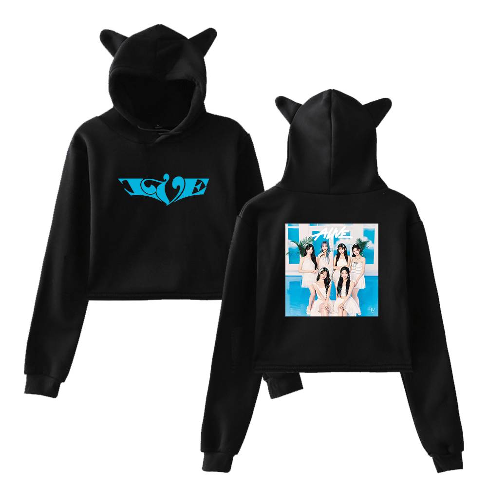 Ive Alive Pool Photo Cropped Hoodie - Image 2
